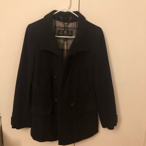 Barbour Black Peacoat